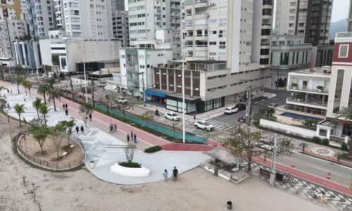 Reurbanização da Orla de Balneário Camboriú começa a mostrar resultados. - Foto: Acervo Prefeitura Municipal de Balneário Camboriú.