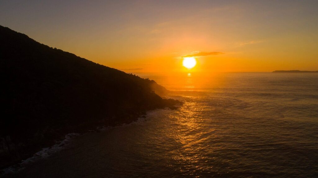 Praia de Quatro Ilhas em Bombinhas é uma das premiadas. Foto: Acervo Prefeitura Municipal de Bombinhas.